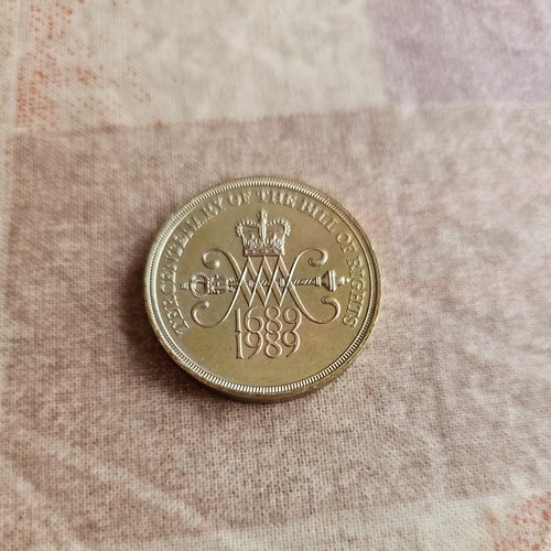 1989 two pound - two, coin