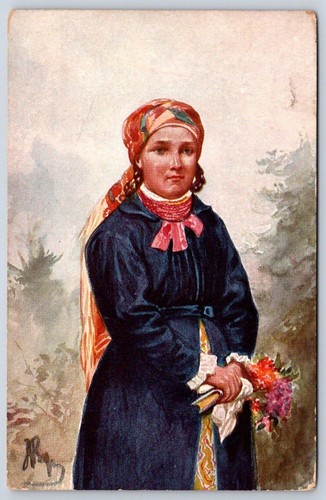 Antique poland postcard - antique,