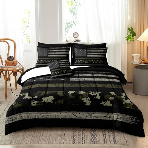 King size american flag camo - size,