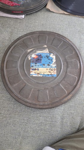 16mm film can approx - in, 20mins