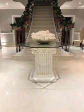 Greek column coffee table