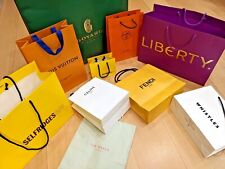 Selfridges Gift Bags Liberty, Harrods, Boss, MaxMara, Hermes, Gucci, E. Zegna