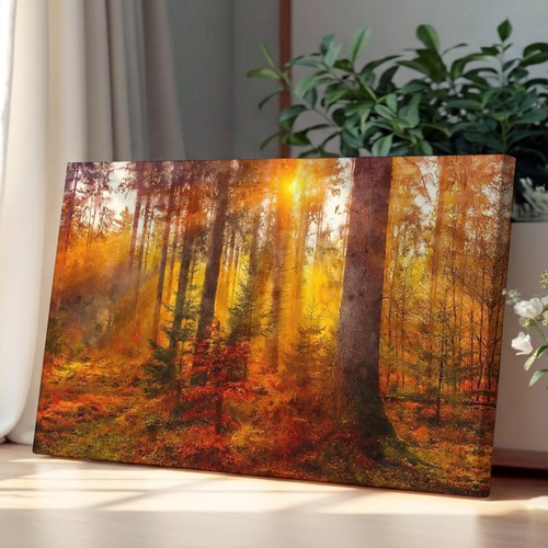 Mystery forest canvas wall - canvas,