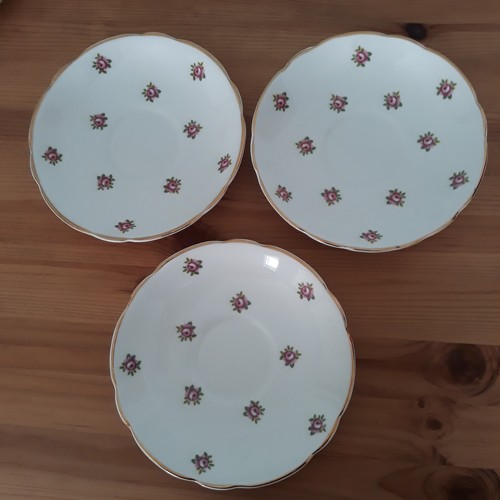 Vintage regency saucers - vintage,