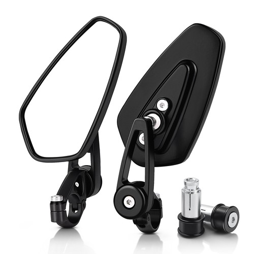 Motorcycle bar end mirrors - end,