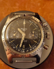 Vintage Diver's Chronograph, Rotary Aquaplunge (Mappin's), All Steel, 37mm
