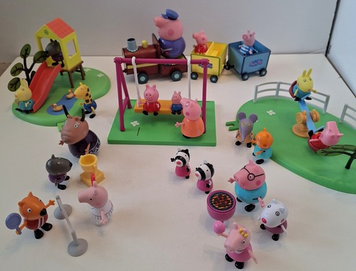 Peppa pig playground figures - peppa,