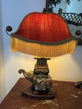 Vintage Elephant Table Lamp