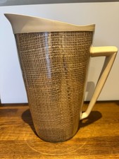 Vintage MCM Raffia Ware jug