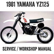 1981 Yamaha YZ125 YZ 125