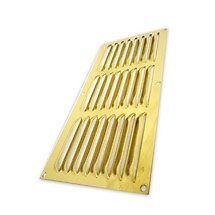 Louvre Vent Brass 12 x 6"