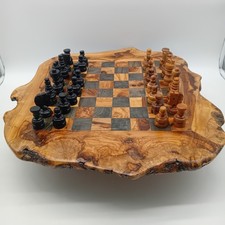 Handcrafted Olive Wood Chess
