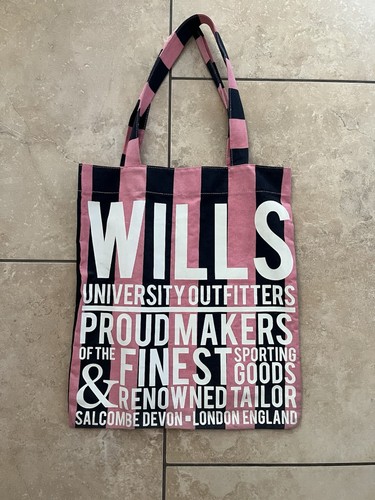 Jack wills striped canvas tote - wills,