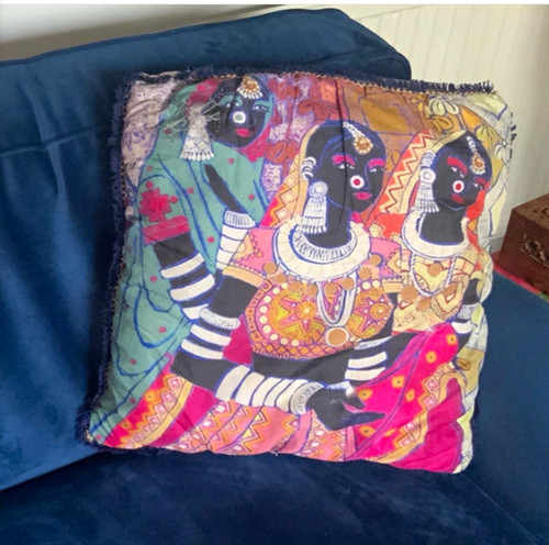 Square cushion multicolour - square,
