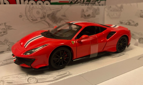 Ferrari 488 pista red by - 488, 1:24