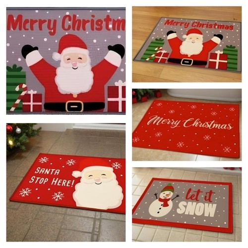 Christmas santa floor door - christmas,