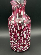 Signed Carl Art Glass Vase