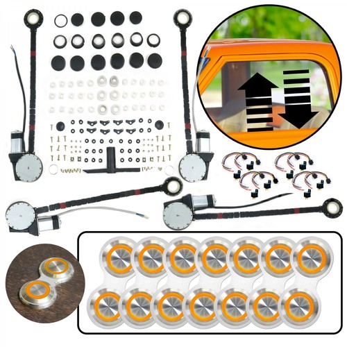 Door power window kit with - 4-door,