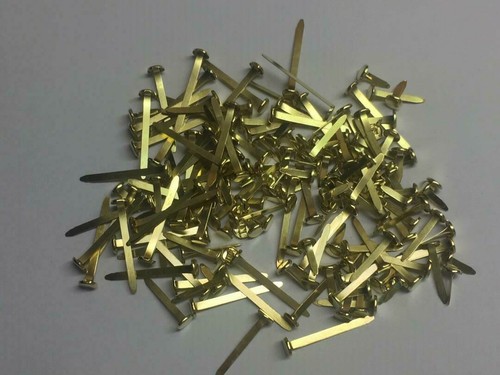 Paper fasteners brass finish - paper,