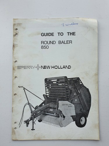 New holland 850 round baler - new,