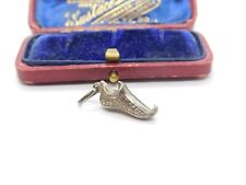 Sterling Silver Dancing Clog Shoe Charm Pendant Vintage c1970