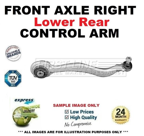 Front axle right lower rear - front,