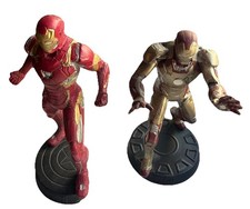 Eaglemoss MCU Iron Man Mk XLII (42) & XLVI (46) Figures - No Mag Or Box