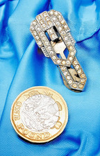 Vintage Art Deco Silver-Tone