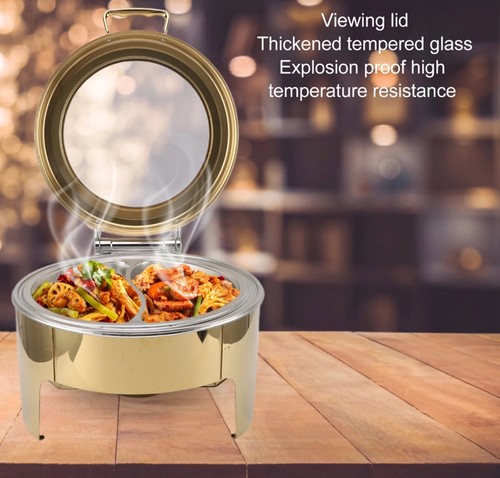 Gold buffet chafing dish - gold,
