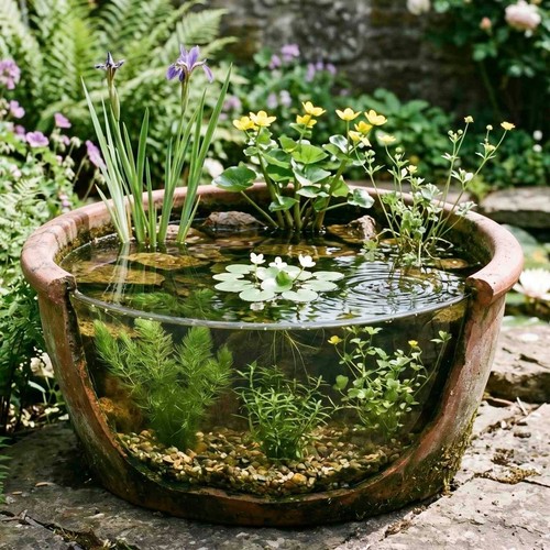 Wildlife container pond plant - container,