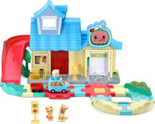 Vtech Toot-Toot Drivers Cocomelon Jj'S House Track Set, Vehicle Playset for Kids