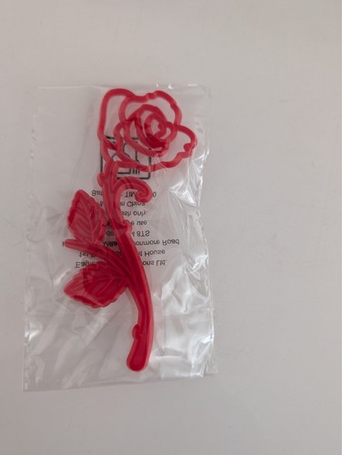 New plastic rose stencil - plastic, /