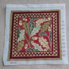 Oak Leaf And Acorn Completed Tapestry
