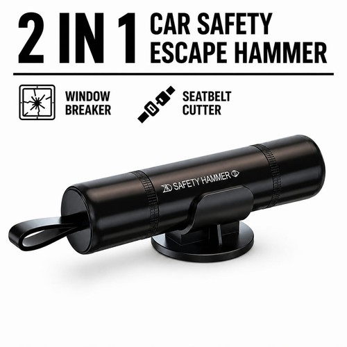 Car window breaker seat belt - car,