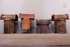 19th Century Clay Half Round