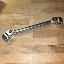 Go Fast Impact Control  Handlebar Brace  - 185mm - NoS NiB Silver