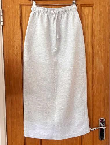 Zara womens grey - jersey, midi