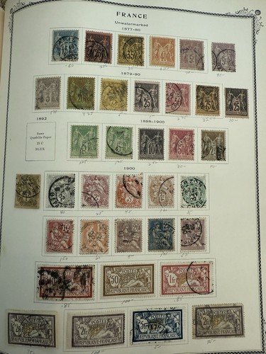 France french postage stamps - france,