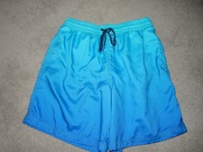 MARKS & SPENCER BLUE HARBOUR SWIM SHORTS. AQUA. SIZE M (33-35 INCHES)