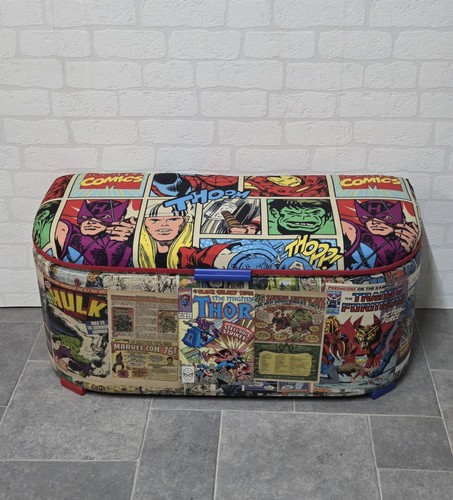 Marvel comic decorated toy box - toy,