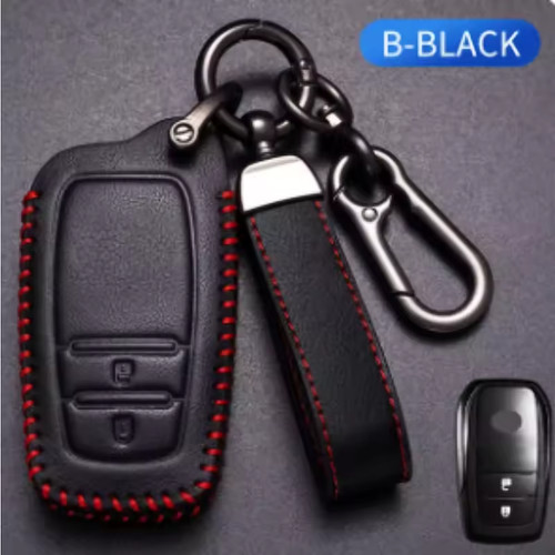 Leather car remote - key, case