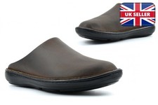 Mens Leather Slippers Mens