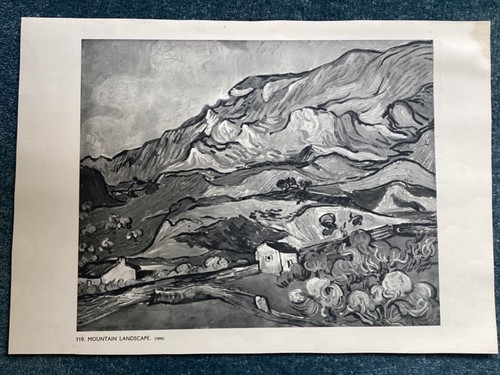 Vintage van gogh print - gogh,