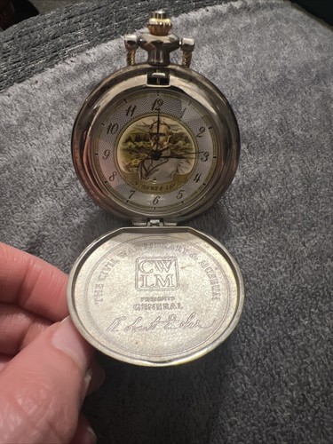 Franklin mint pocket - mint, watch