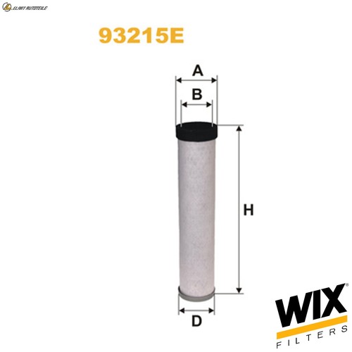 Secondary air filter 93215e - secondary,