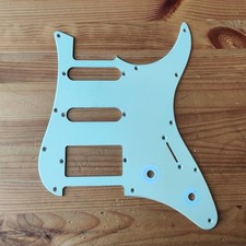 Used 00s Yamaha Pacifica ERG112 Pickguard Scratchplate HSS Relic Off White #39
