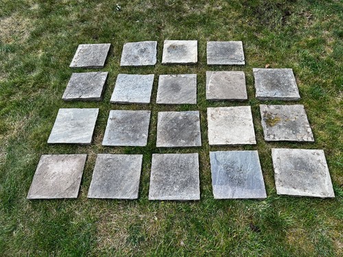 Stone paving slabs - , x