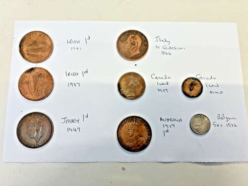 Vintage foreign coins - 8,