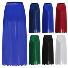 UK Women Sheer Chiffon Long