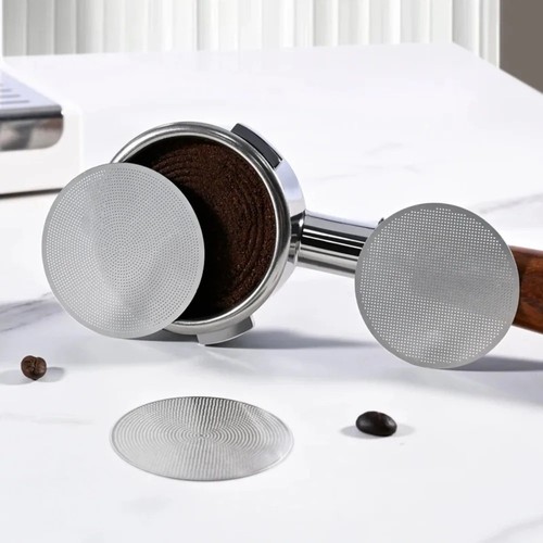 Coffee espresso puck - coffee/espresso, screen